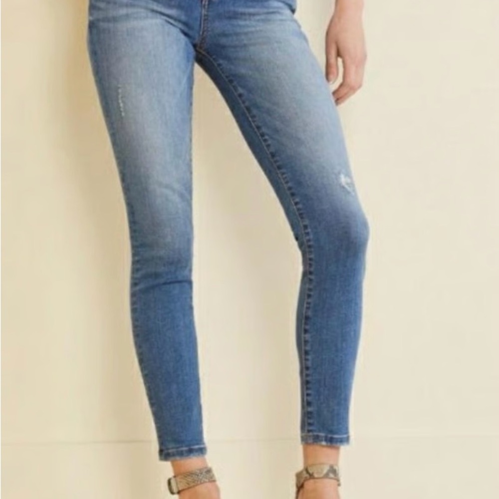 Kut from the Kloth "Connie" Ankle Skinny Jeans 14p Petite - Light Wash -VGC